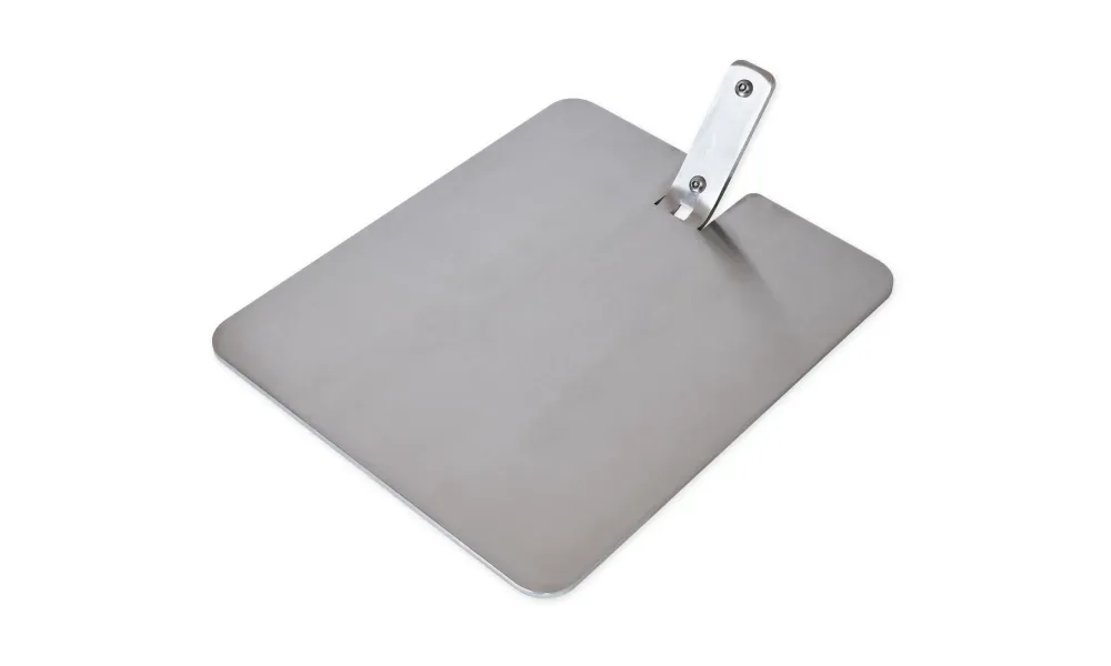 Skinnemontert eksplosjonsavbøyningsplate 4 mm rustfritt stål 300 x 250 mm (~11,8" x 10"), 2 image model rocketry