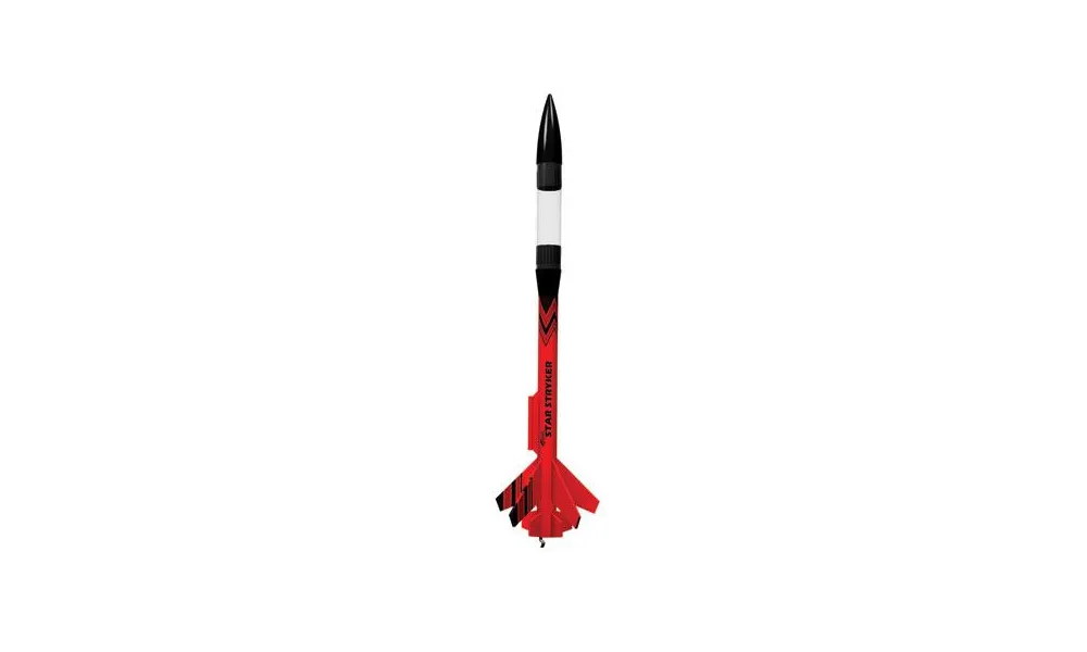 Estes Star Stryker Modellraketenbausatz – Schwierigkeitsgrad 1, 18-mm-Raketenmotoren mit BC-Halterung