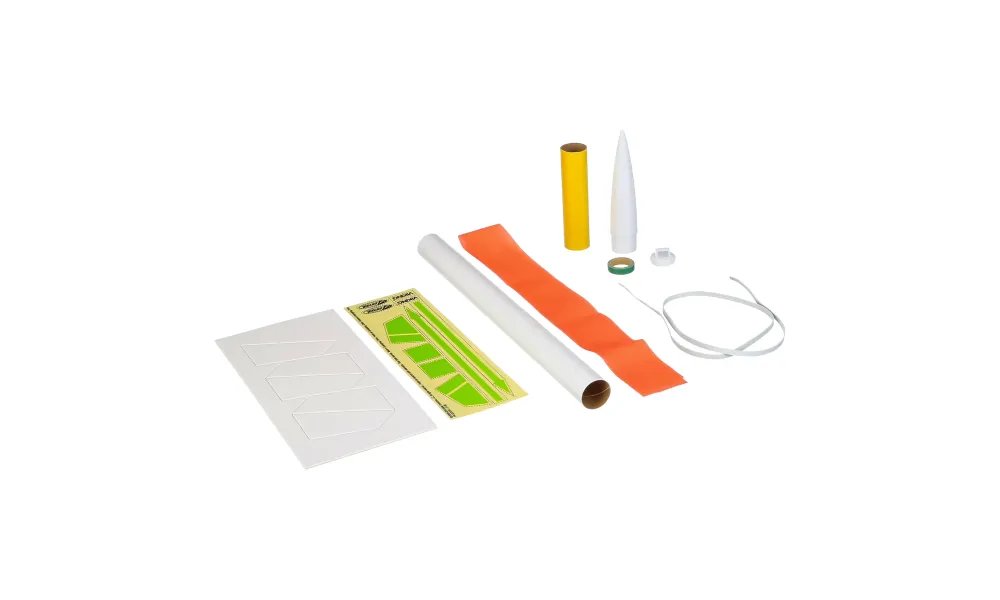 Viking raketstartersæt med affyringsrampe, controller, vat, batteri og 6x A6-4 motorsæt, 10 image model rocketry