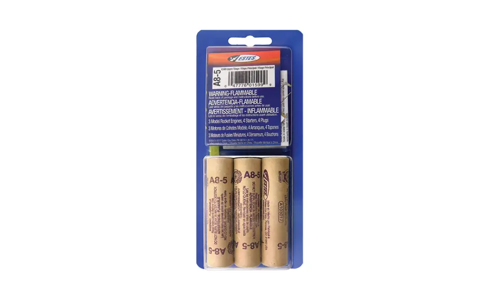 Moteurs de fusée modèle Estes A8-5 (lot de 3) moteurs 18 mm, 2 image