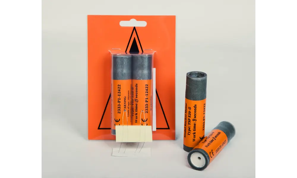 Silniki rakietowe TSP E20-8 Twin Pack 24 mm o średniej mocy, Inne opcje produktu: E20-8 łyżeczek