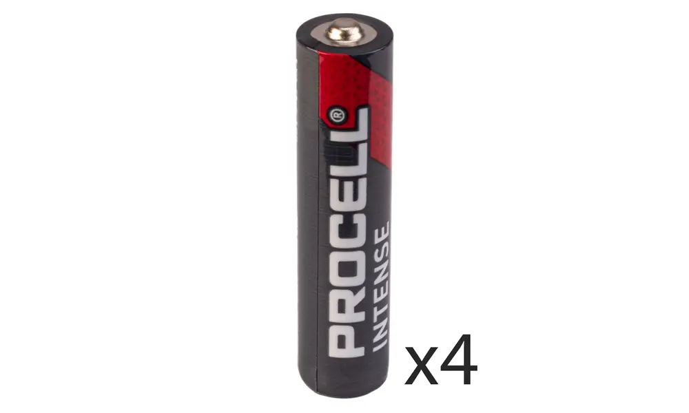 4 batterie AAA (1,5 V) Duracell Procell Potenza intensa