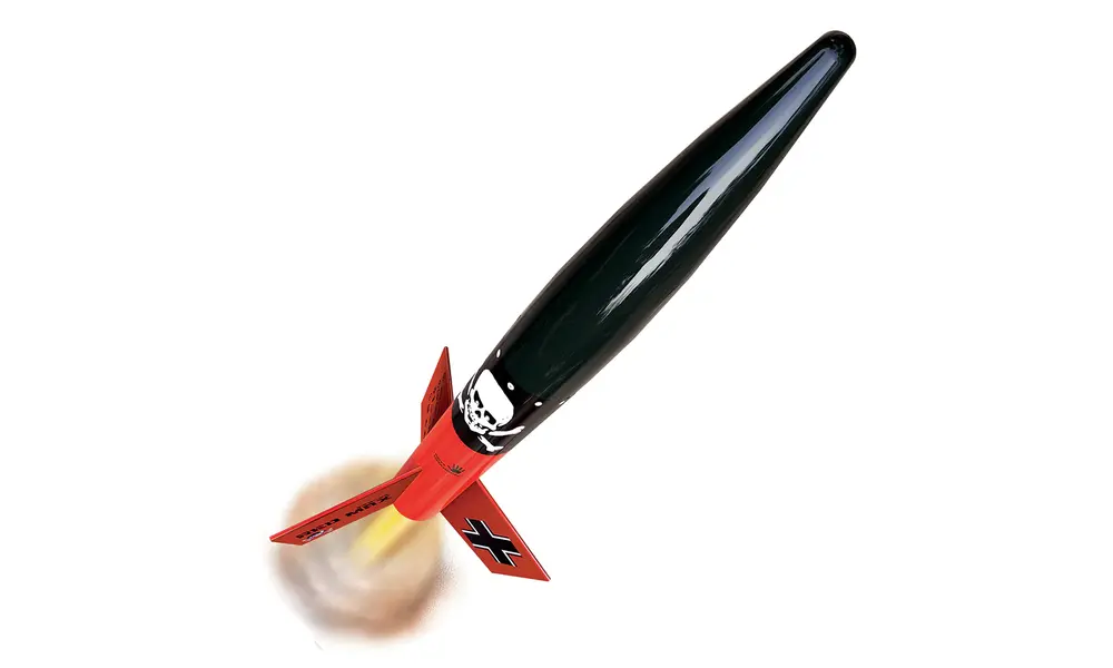 Modelová raketa Der Red Max úrovně 1, motory Estes s 18mm úchytem a BC, 2 image
