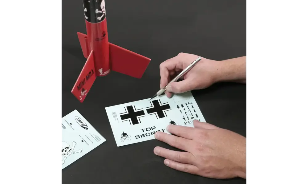 Modelová raketa Der Red Max úrovně 1, motory Estes s 18mm úchytem a BC, 10 image