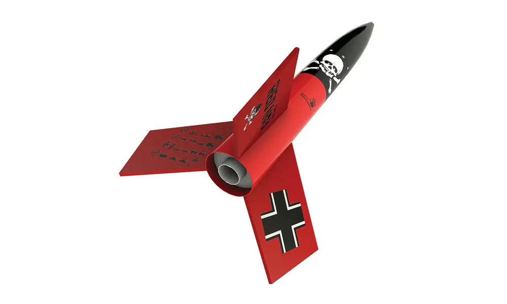 Modelová raketa Der Red Max úrovně 1, motory Estes s 18mm úchytem a BC, 9 image