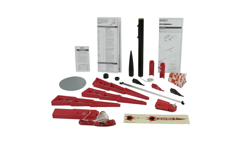 Deluxe Journey Ready to fly launch set - includes 3 motors & wadding - Estes, 4 image model rocketry