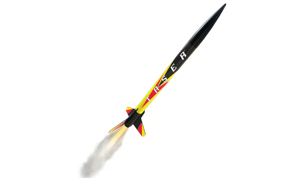Deluxe Taser Ready to fly launch set - includes 3 motors & wadding - Estes, 5 image model rocketry