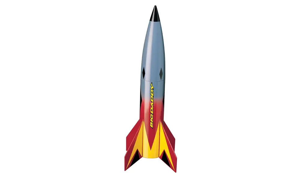 Estes Big Daddy raketmodellbyggsats, klassiska Estes 75mm CE-motorer, 2 image model rocketry