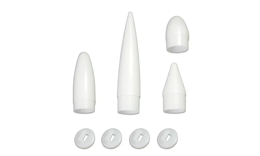 Estes NC-20 nesekonus (4-pakning) - Passer til BT20-rør, Andre produktalternativer: Estes BT20 nesekoner (4-pakning) model rocketry