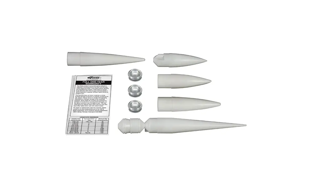 Cône de nez Estes NC-50 (lot de 5) - Compatible avec le tube BT50, Options du produit: Cônes de nez Estes BT50 (paquet de 5)