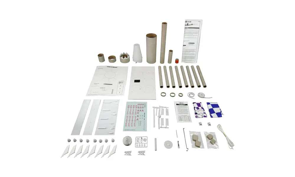Kit de fusée modèle Saturn 1B Skylab - Moteurs CE de 67 mm à l'échelle 1:100, 2 image