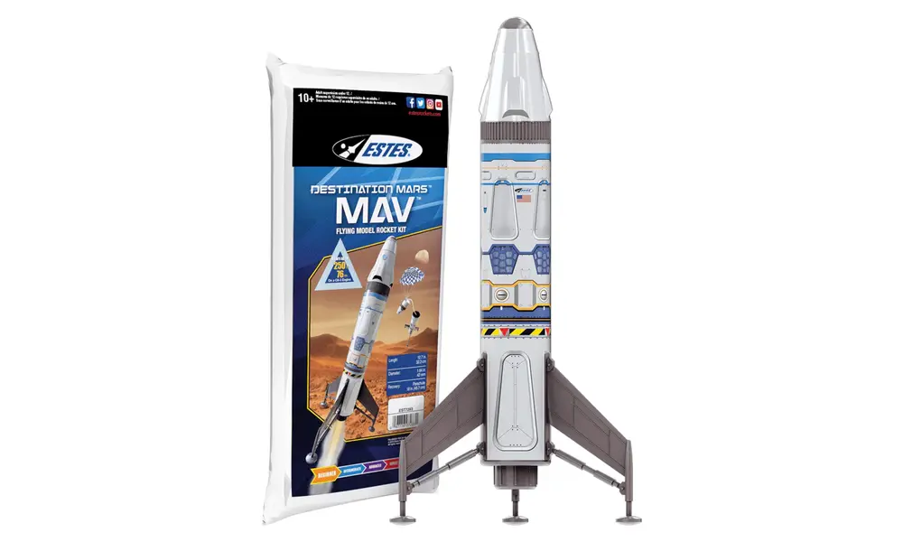 Destination Mars MAV model rocket kit Estes Skill Level 1 18mm mount C engines model rocketry