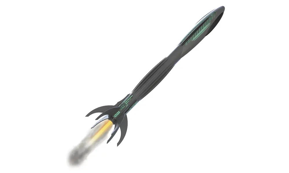 Model rakety Estes Vesta Intruder Space Corps - 42mm raketové CD motory - úroveň dovednosti 3, 2 image