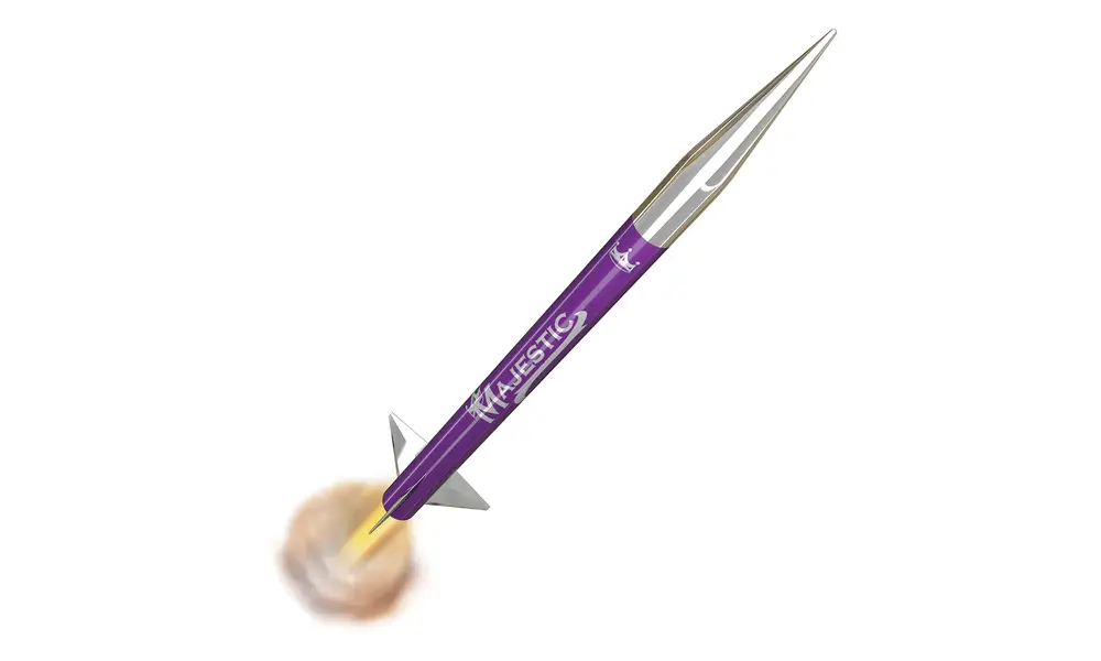 Modelová stavebnice rakety Estes Pro Series II Majestic s motory EF středního výkonu, 3 image