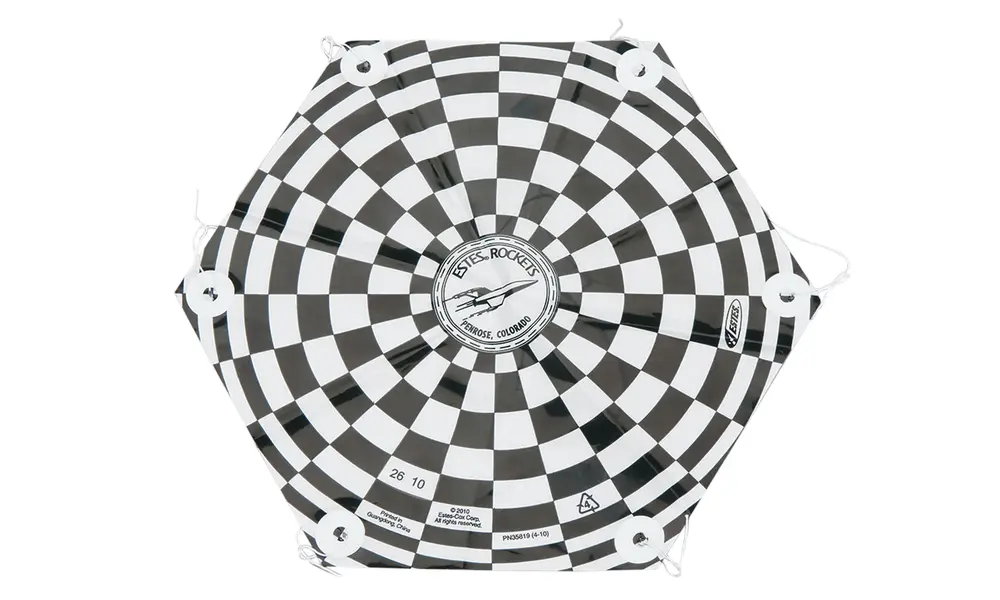 6 tommer (152 mm) fallskjermredningsutstyr, Andre produktalternativer: 6" 152 mm Estes-fallskjerm model rocketry