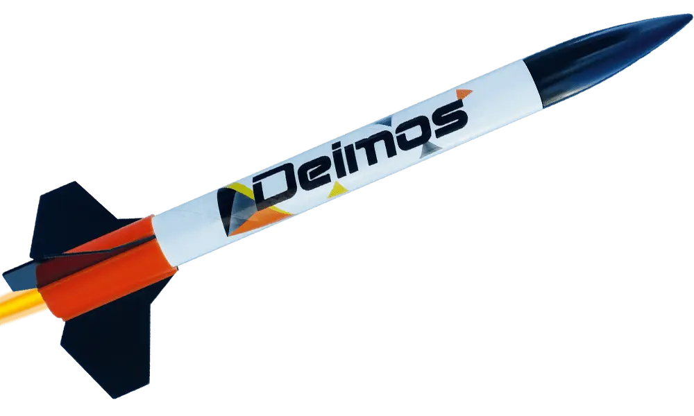 Kit de modelo de cohete Klima Deimos - ¡Conjunto de gran calidad, fácil de construir y volar!