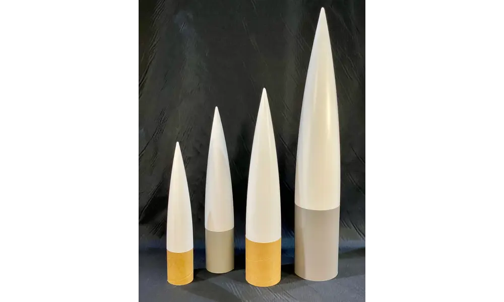 2,152" (54,7 mm) plastikowy nosek PML, Opcje produktu: PML Plastikowy stożek noskowy 2,152"