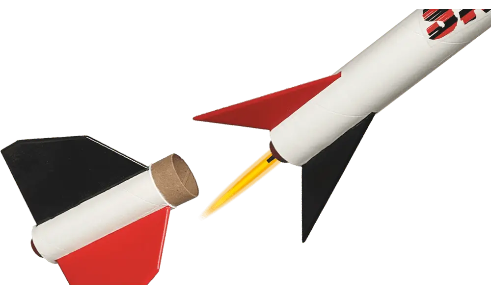 Klima Sagitta Modellraketenbausatz - Hochfliegende 2-Stufen-Rakete, ein Bausatz von hoher Qualität, 2 image
