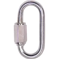 5mm quick link zinc plated steel, Other product options: 5mm Quick link - Zinc plated steel model rocketry
