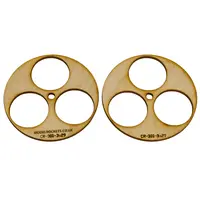 3" (76mm) centering rings 3x 29mm tube holes model rocketry