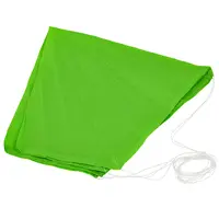 15" Neon green 1.7oz ripstop nylon parachute topflight TFR standard, Other product options: 15" Neon Green model rocketry