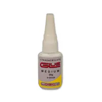 Cyanoacrylate Medium 20g bottle - LogicRC Cyano glue, Other product options: LogicRC Cyanoacrylate Medium glue 20g model rocketry