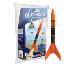 Estes Alpha III model rocket kit - classic-easy to assemble- A-C motors model rocketry