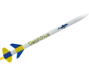 Kit razzo modello Klima Delphinus - Razzo Payloader a 2 stadi facile e veloce, un kit di grande qualità