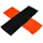 144" (3658mm) Ultra-X Type reinforced topflight parachute (Neon Orange / Black) model rocketry 144" (3658mm) Ultra-X Type reinforced topflight parachute (Neon Orange / Black) model rocketry