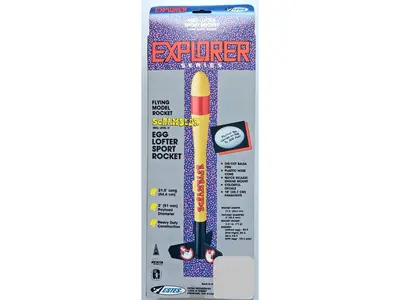 Scrambler Egglofter model rocket kit Egg carrying payloader - 18mm mount Estes model rocketry