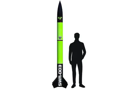 Skinwalker model rocket kit LOC precision - 7.6" / 193mm diameter model rocketry