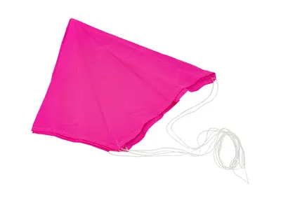 24" Neon pink 1.7oz ripstop nylon parachute topflight TFR standard, Other product options: 24" Neon Pink model rocketry