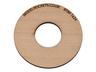 2x BT80 (65mm) 1x24mm centering ring (3mm plywood), Other product options: BT80 1x24mm model rocketry