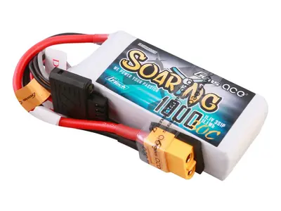 Li-Po G-Tech 3S 11,1V 1000mAh 30C Stoupající s XT60
