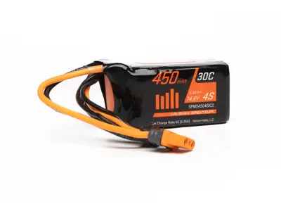 14,8V 450mAh 4S 30C LiPo-batteri: IC2 model rocketry