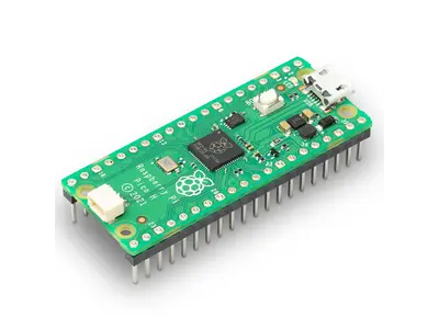 Raspberry Pi Pico H (21mm x 51mm x 3.9mm) RP2040 (with headers) model rocketry