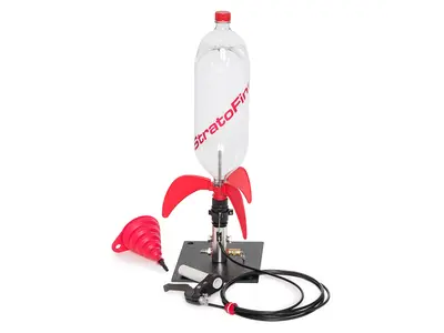 StratoLauncher® IV Water Rocket Launcher + StratoFins Kit STEM education model rocketry