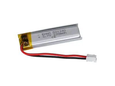 3.7v 220mah 1S Lithium polymer Lipo rechargeable battery 2mm JST PH model rocketry