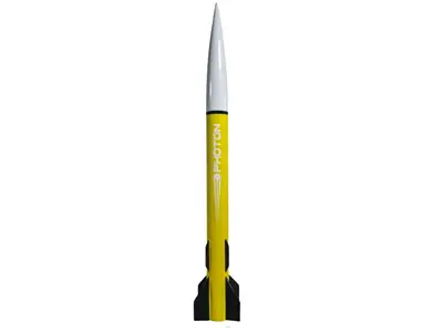 Photon entry level C-E model rocket, 24mm mount 48mm diameter entry level rocket model rocketry