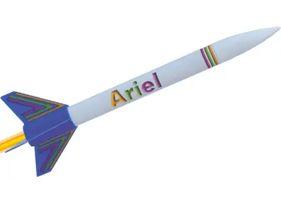 Klima Ariel model rocket kit -Quick and Easy Range- Great quality set, easy to build and fly! model rocketry