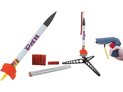 Deluxe Pan starter set, All in for 6 launches, Klima model rocket kit model rocketry