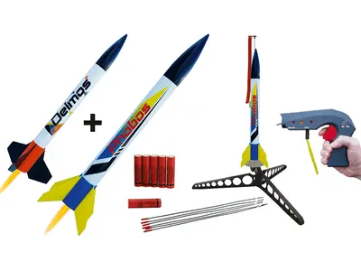 Phobos & Deimos Deluxe EZ Starter Set All in for 6 launches, model rocket kit model rocketry
