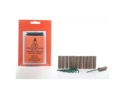 TSP L-1 (1/2A0.1-P) Набір з дванадцяти (x12) двигунів для моделей планерів/літаків калібру 10,2 мм model rocketry