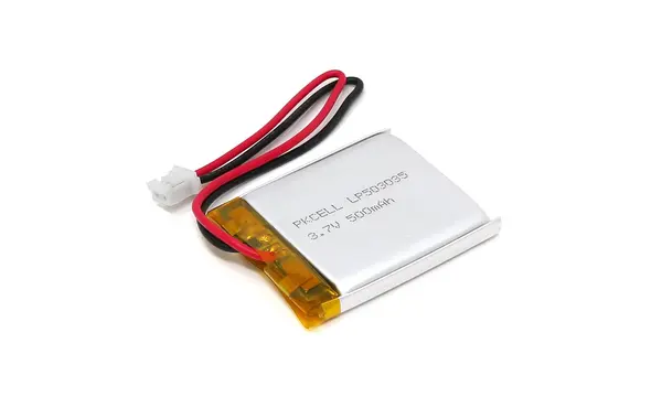 500mAh 3.7V LiPo battery - 2 pin JST connector, Other product options: 500mAh 3.7v LiPo JST model rocketry