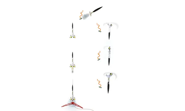 Tazz model rocket, 5 image model rocketry