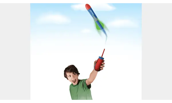Micro shotz air launch foam mini rocket, 2 image model rocketry