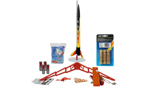 Deluxe Taser Ready to fly launch set - includes 6 motors & wadding - Estes model rocketry