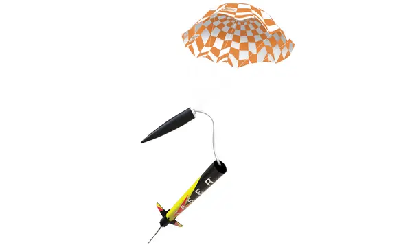 Deluxe Taser Ready to fly launch set - includes 6 motors & wadding - Estes, 6 image model rocketry