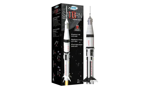 Saturn 1B Skylab model rocket kit - 1:100 scale challenging build 67mm C-E motors model rocketry