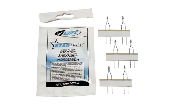 Estes model rocket starters / igniters (pk6), Other product options: Estes initers - 6pk model rocketry